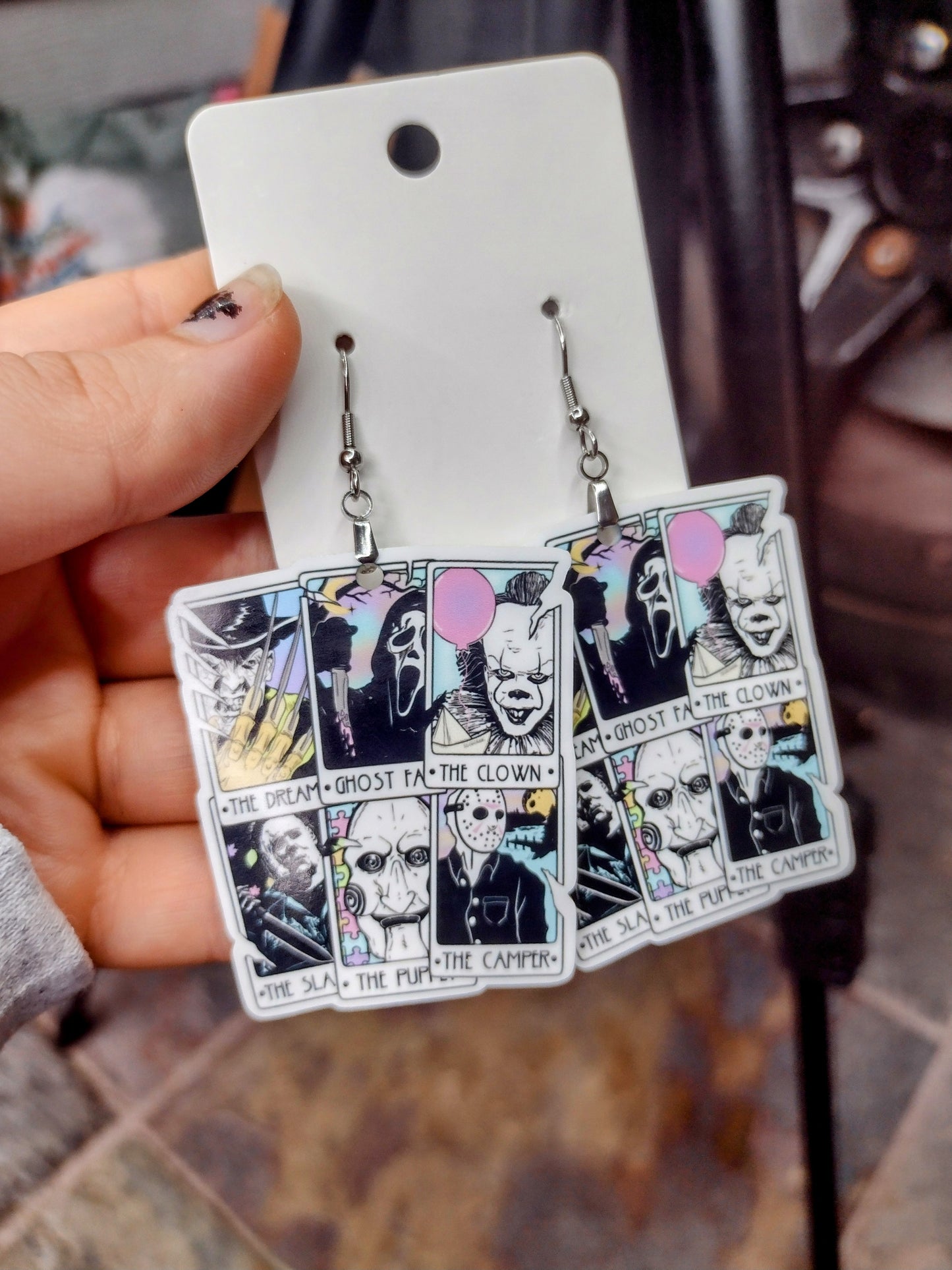 Horror pastel earrings