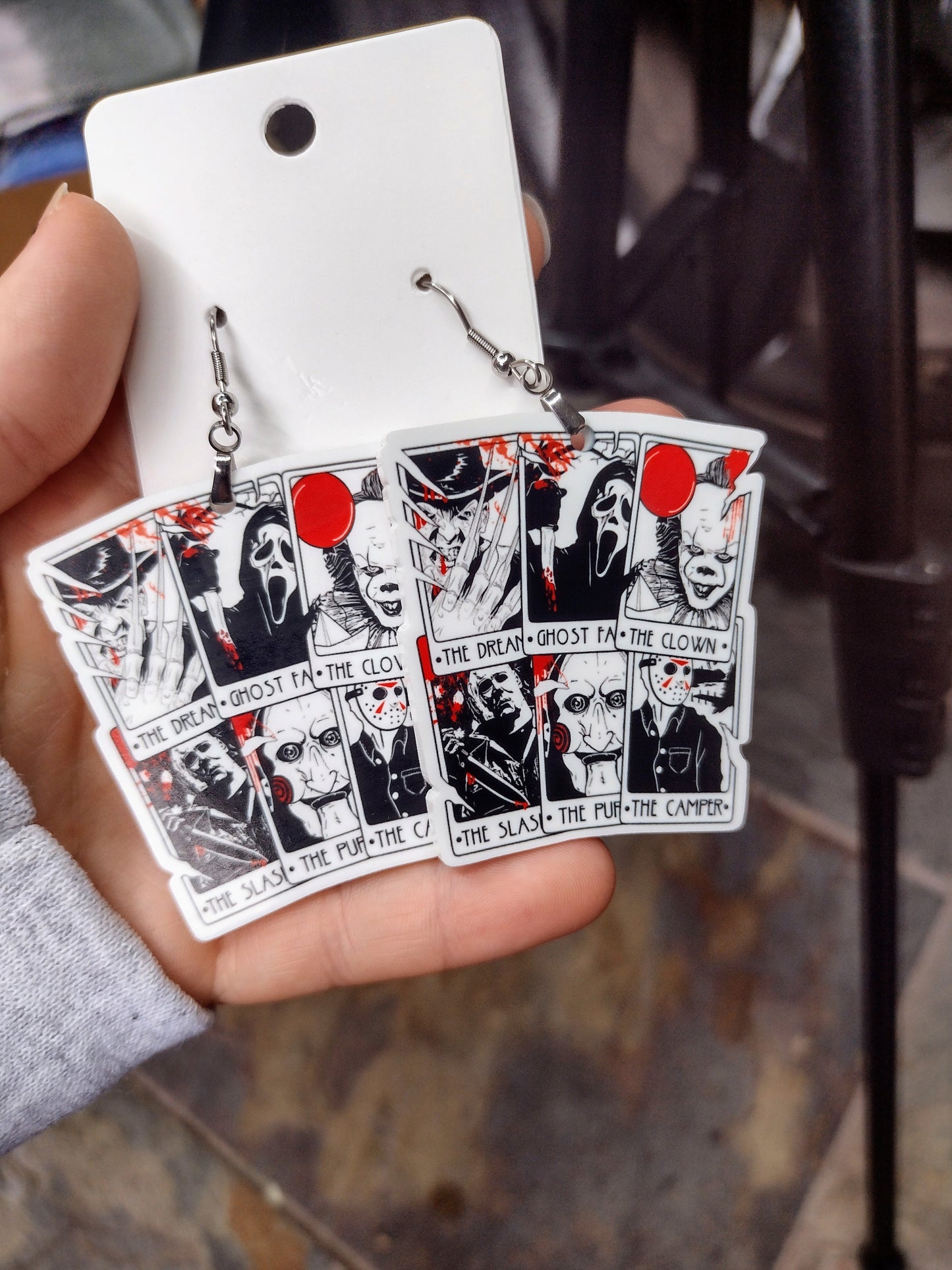 Horror earrings