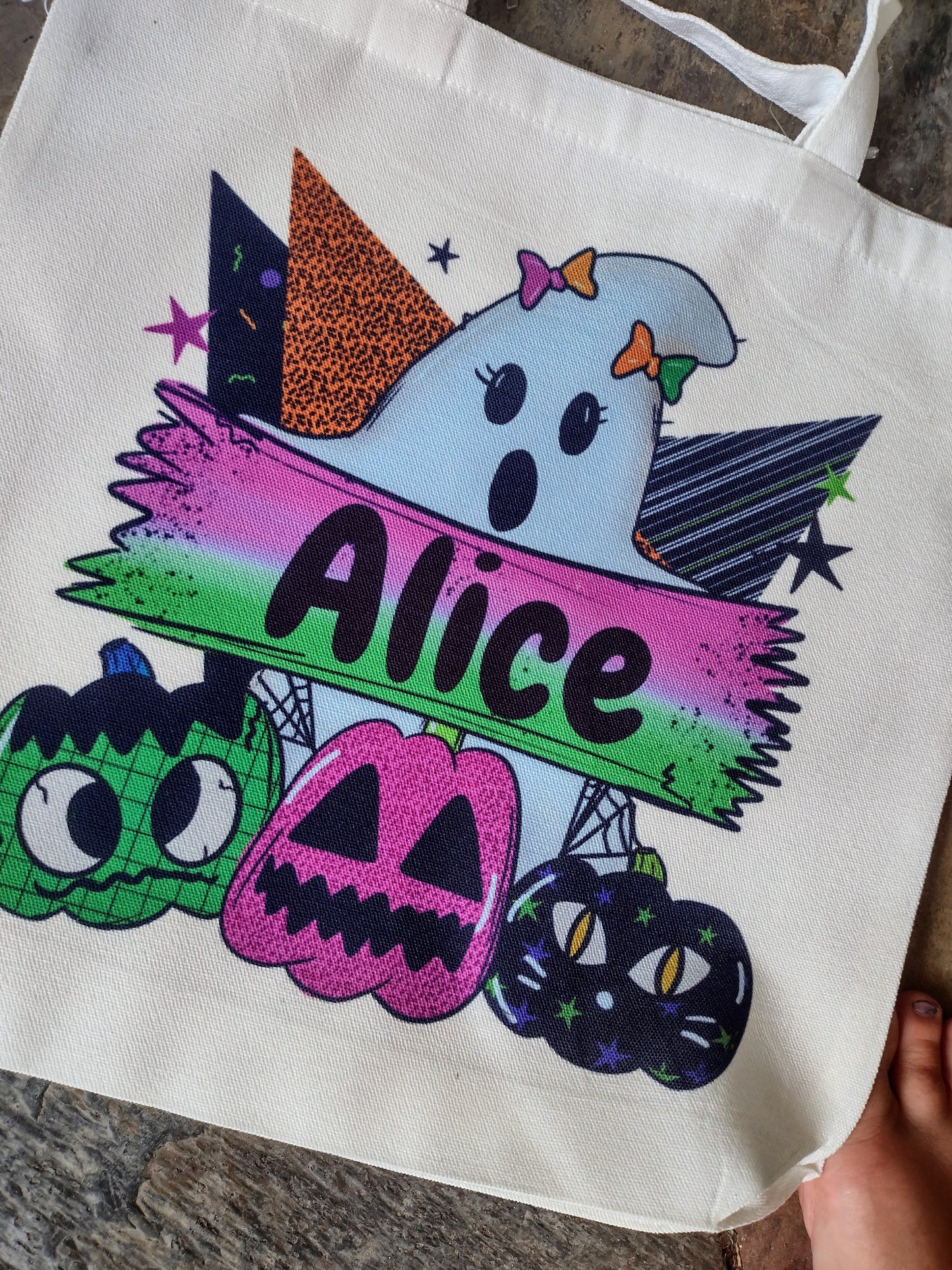 1 custom Halloween bags