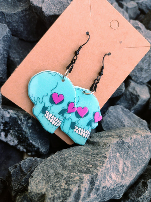 Skull earrings