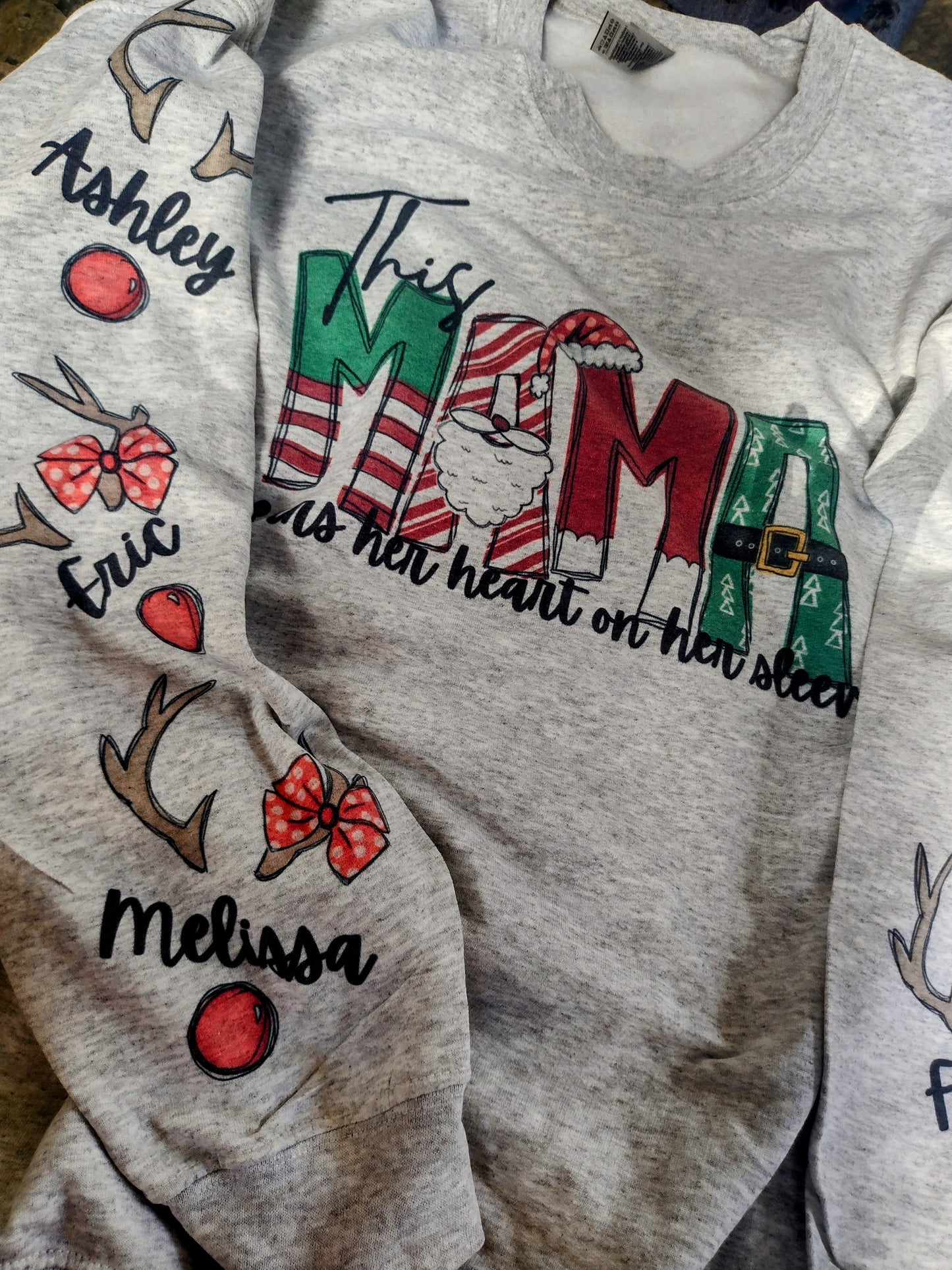 1 Custom Christmas sweatshirt