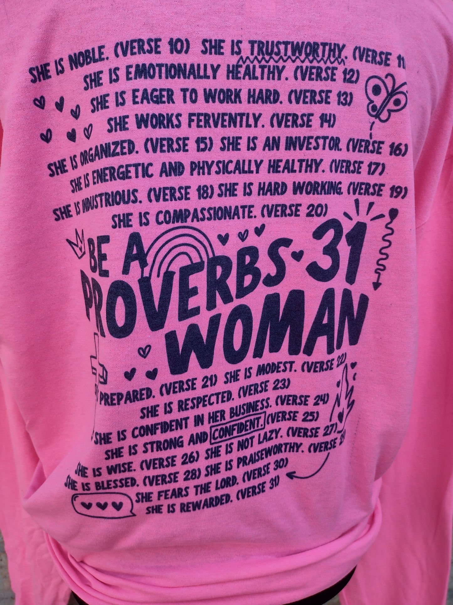 PROVERBS LONG SLEEVE TEE